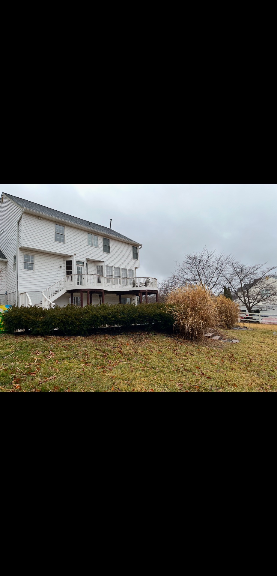 Patio + open lawn — full service property